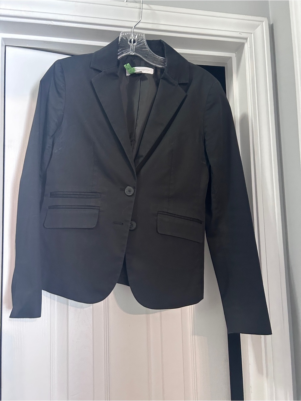 New York & Company Black Women's Tailored Two-Button Blazer